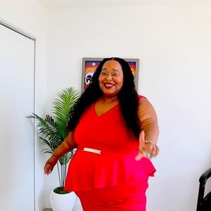 TORRID DRESSES | Torrid Red Peplum Dress |4x